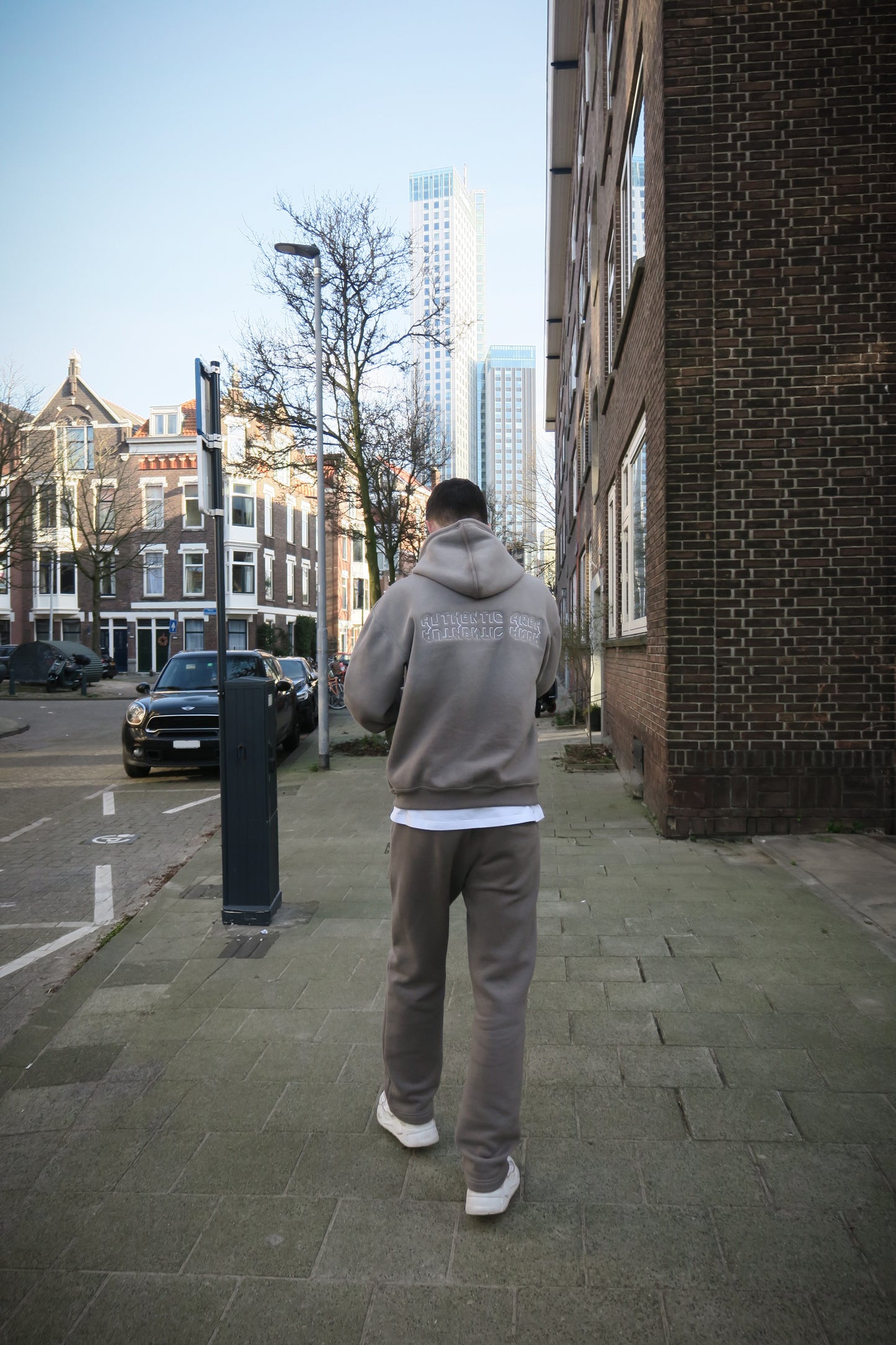 Straight Leg Jogger Grey