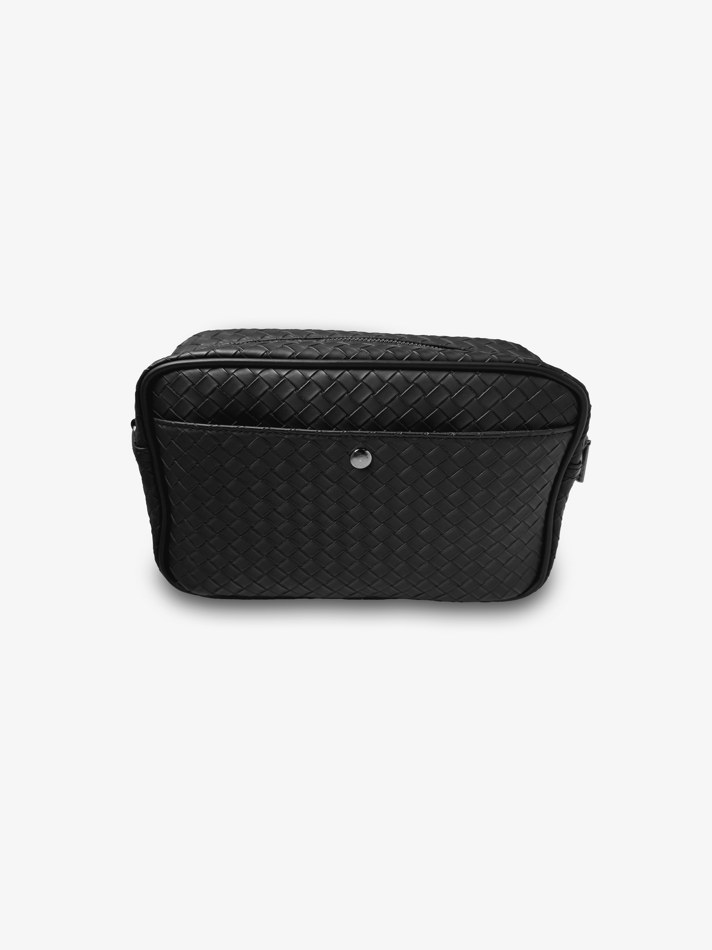 Structured Messenger Bag Black