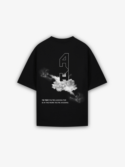Cloud Oversized T-Shirt Black & White