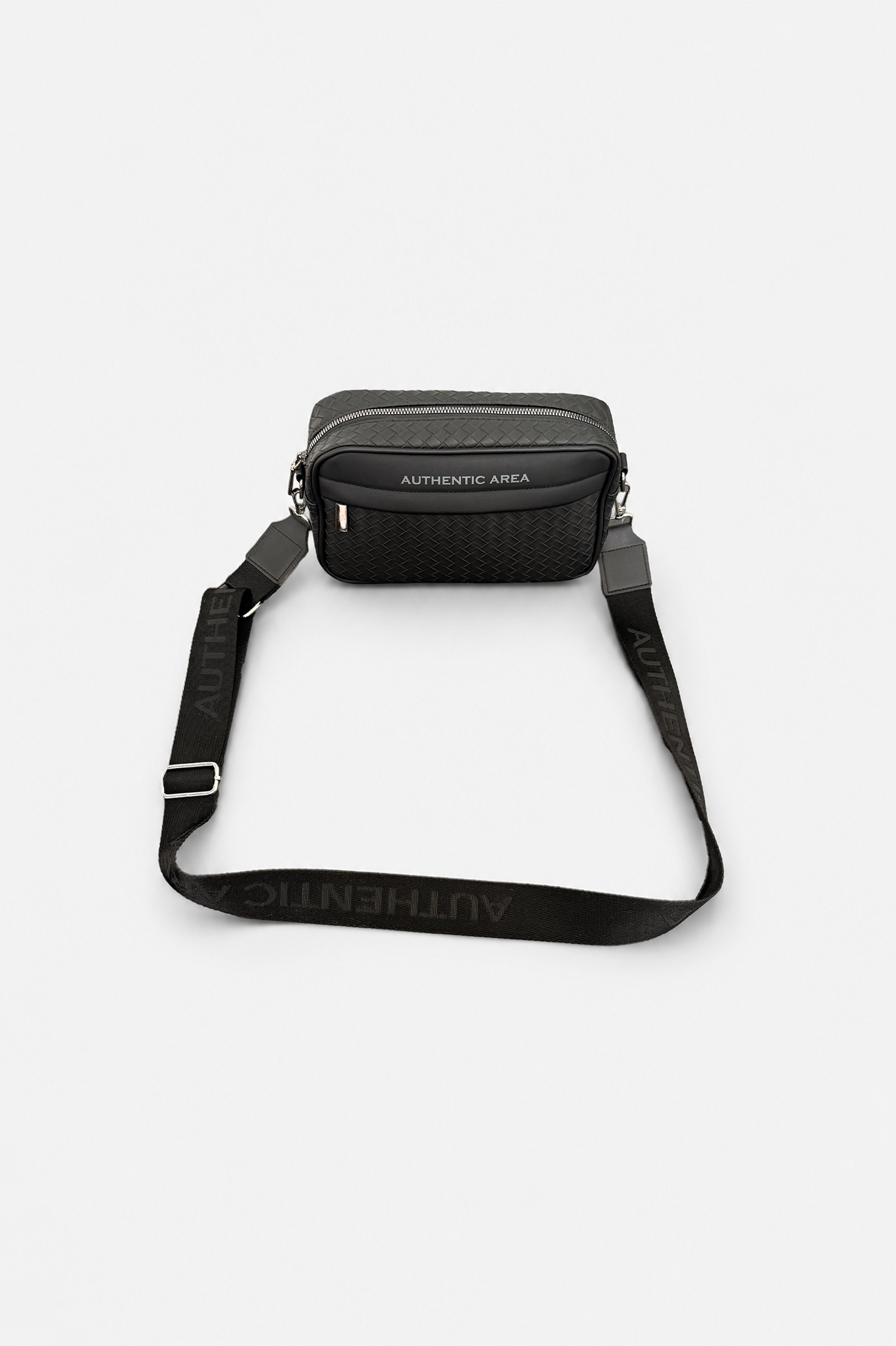 Structured Messenger Bag Black