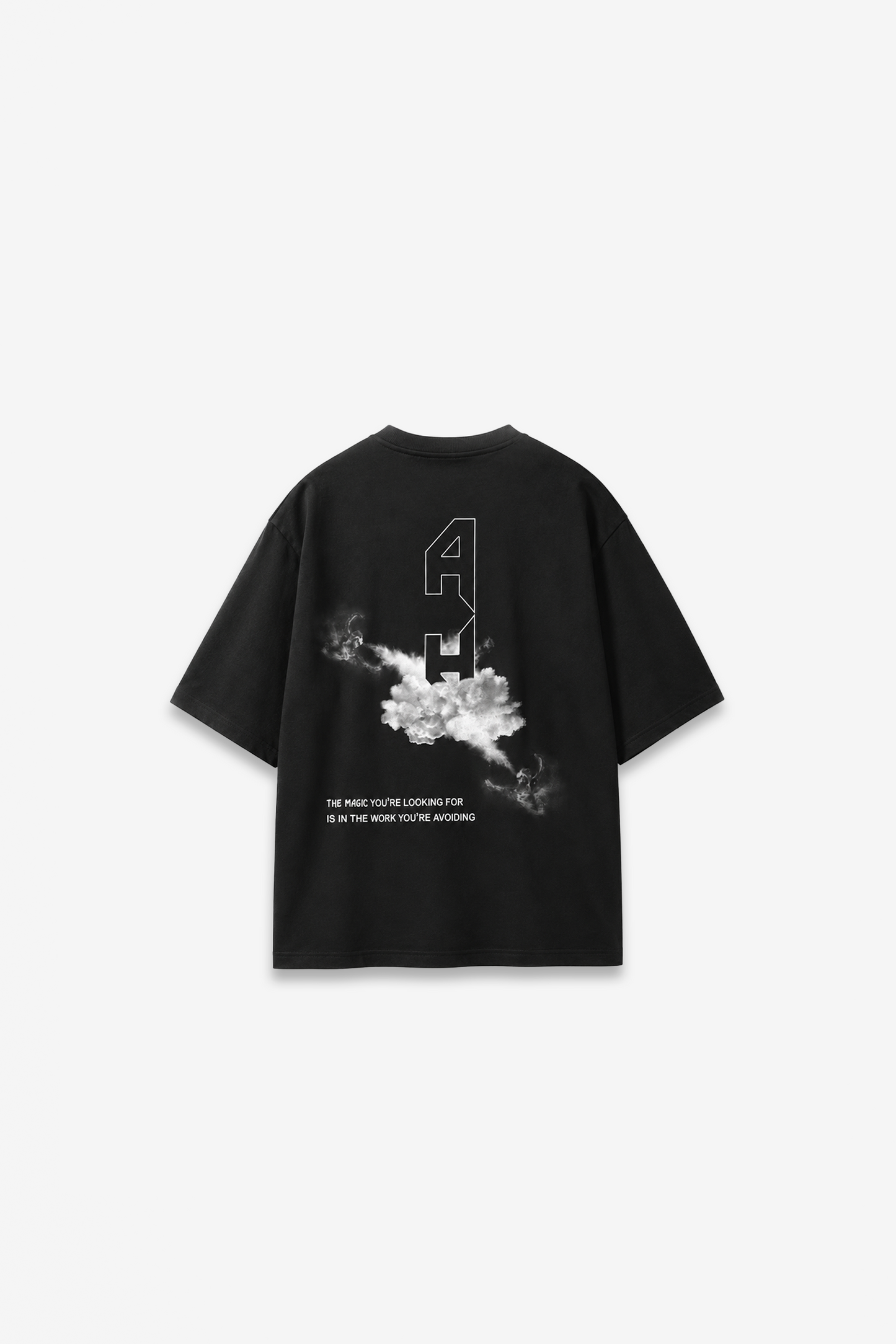 Cloud Oversized T-Shirt Black & White