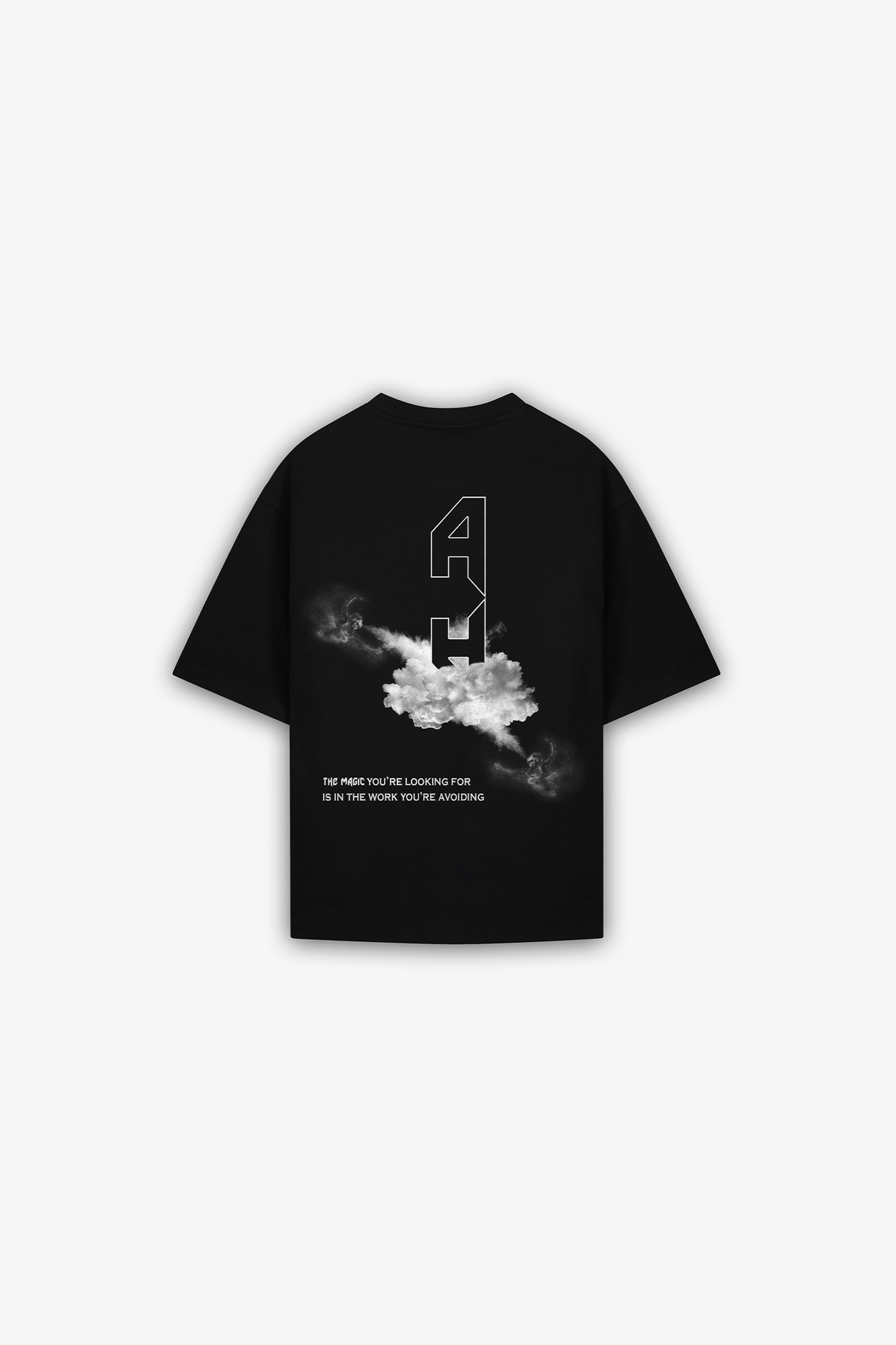 Cloud Oversized T-Shirt Black & White