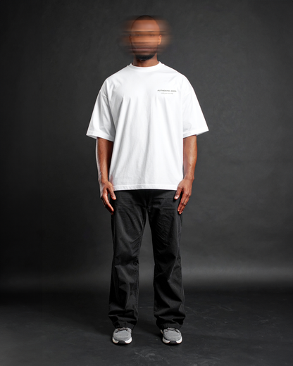 Oversized T-Shirt White & Gey