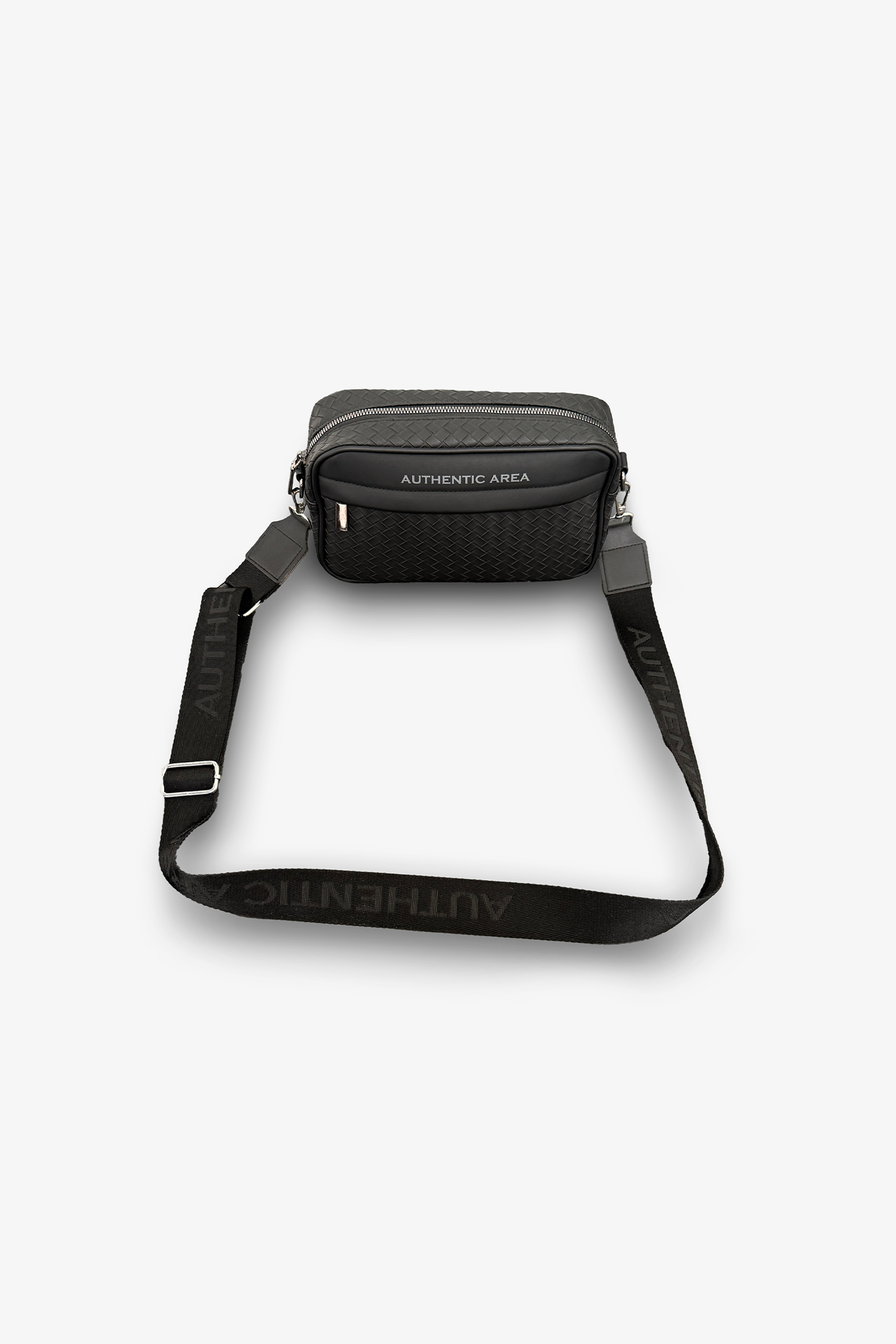 Structured Messenger Bag Black