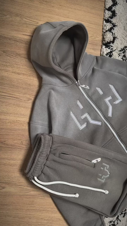Straight Leg Jogger Grey